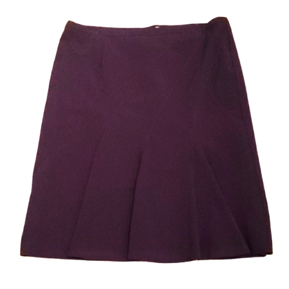 Worthington Works Ladies Skirt Size 14 Purple